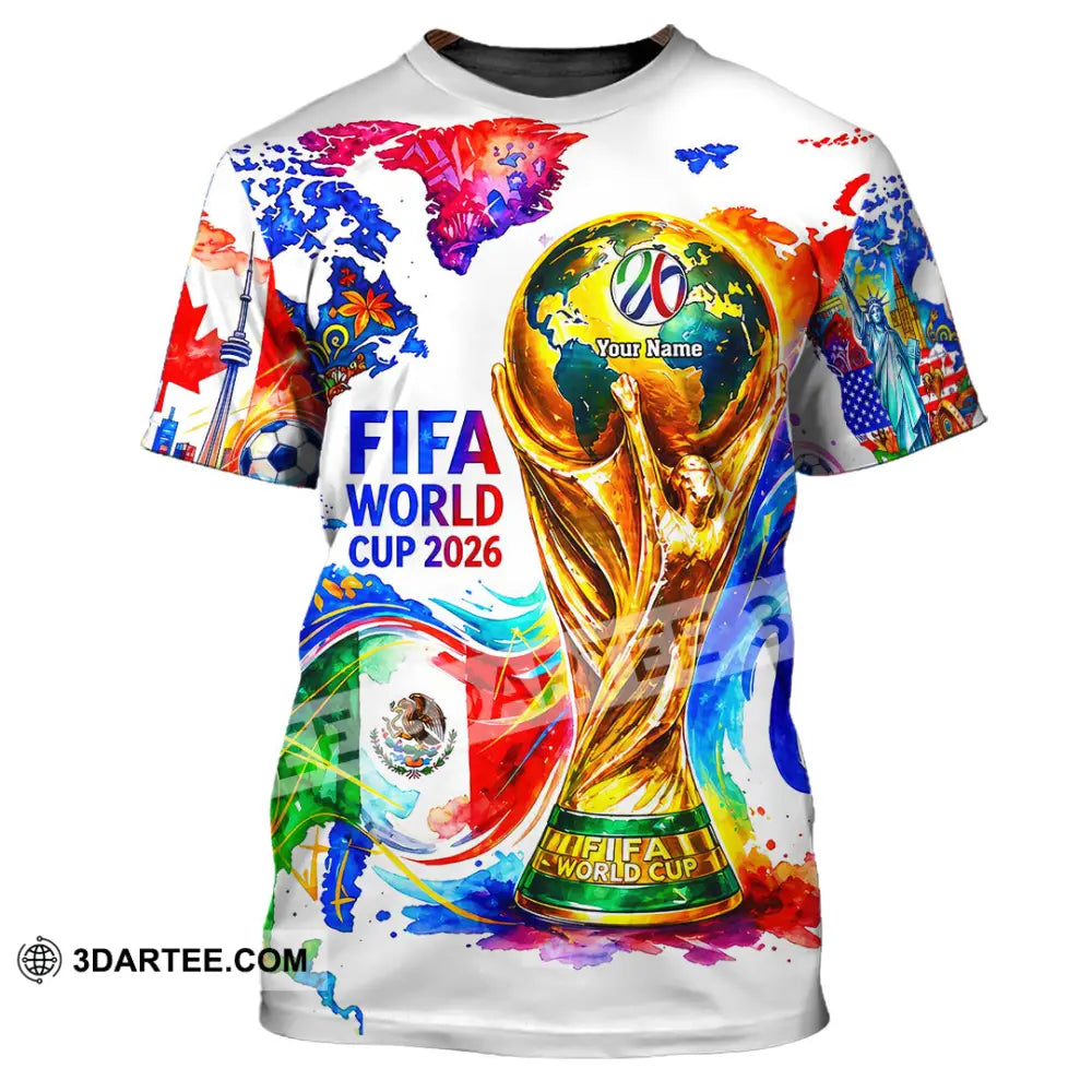 Unisex Shirt - Custom World Cup 2026 3D Shirt - T-Shirt / S - T-shirt