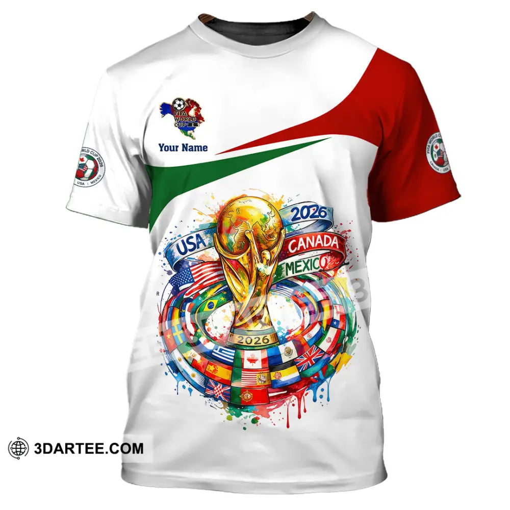 Unisex Shirt - Custom World Cup 2026 3D Shirt - T-Shirt / S - T-shirt