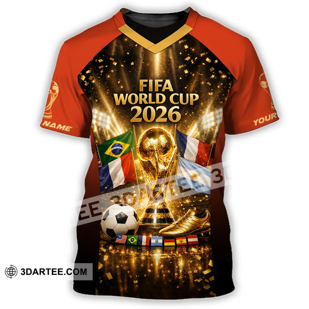 Unisex Shirt - Custom World Cup 2026 3D Shirt T-Shirt / S T-shirt