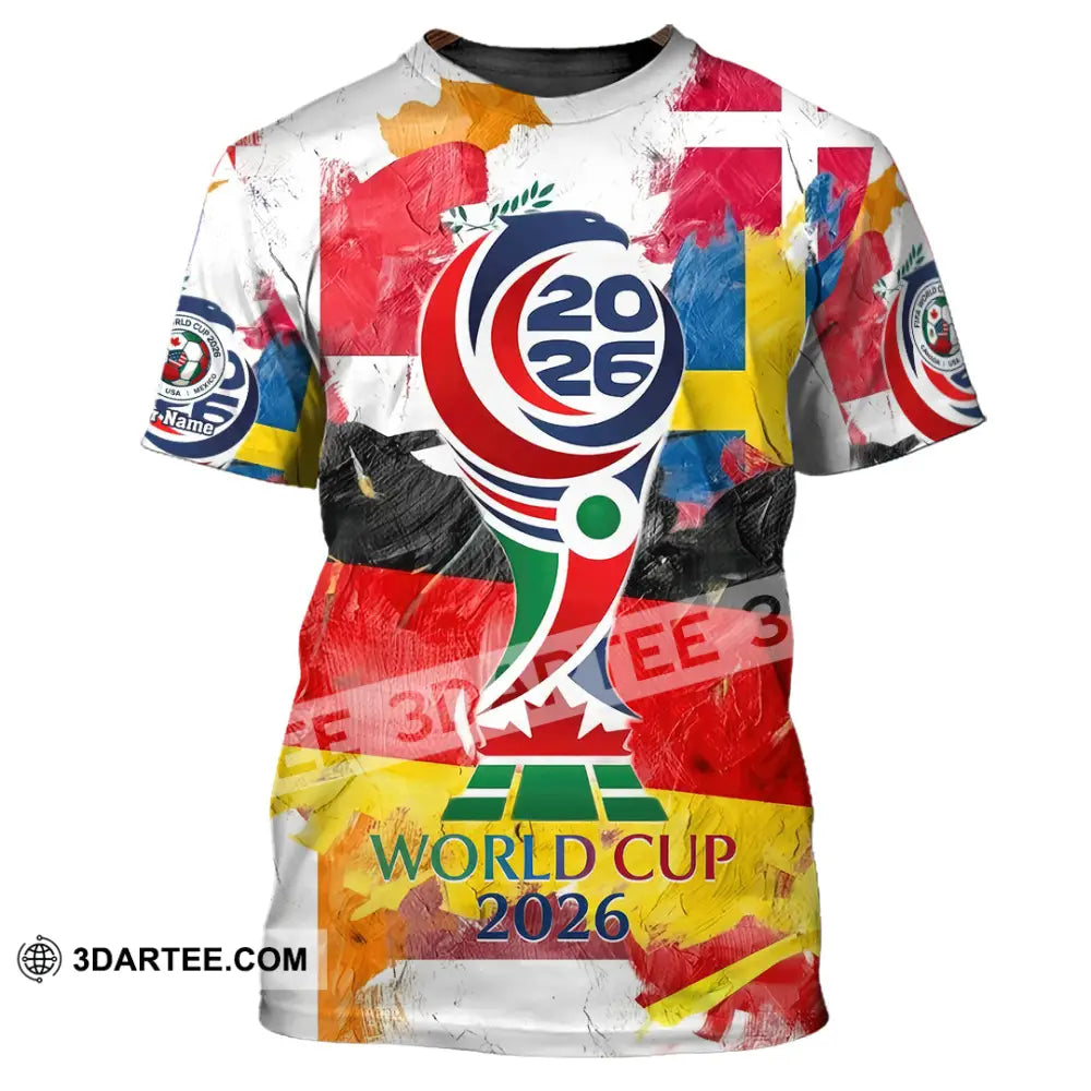 Unisex Shirt - Custom World Cup 2026 3D Shirt - T-Shirt / S - T-shirt