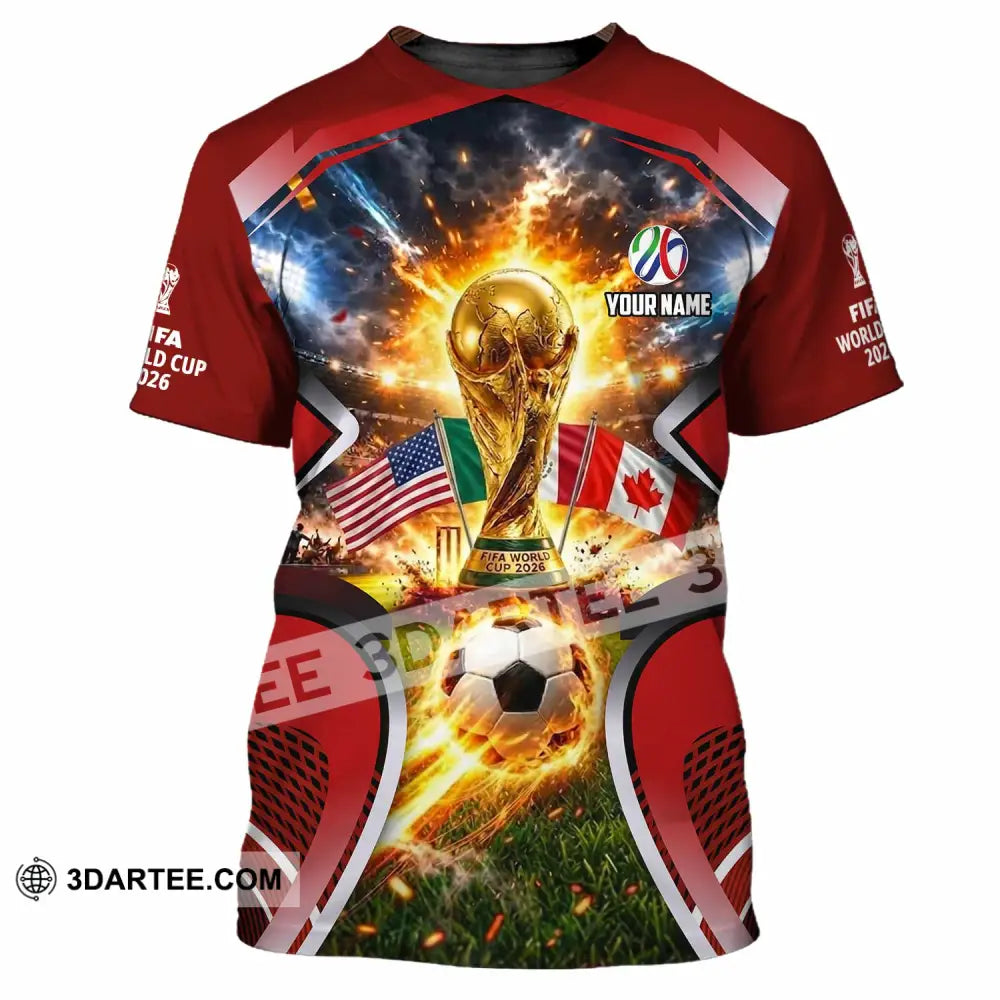 Unisex Shirt - Custom World Cup 2026 3D Shirt - T-Shirt / S - T-shirt