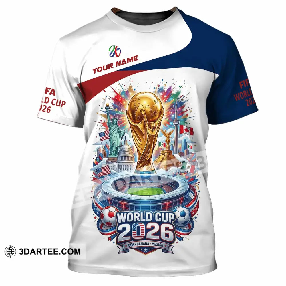 Unisex Shirt - Custom World Cup 2026 3D Shirt - T-Shirt / S - T-shirt