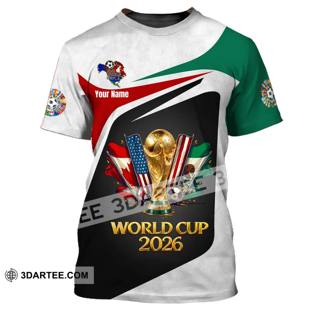 Unisex Shirt - Custom World Cup 2026 3D Shirt - T-Shirt / S - T-shirt
