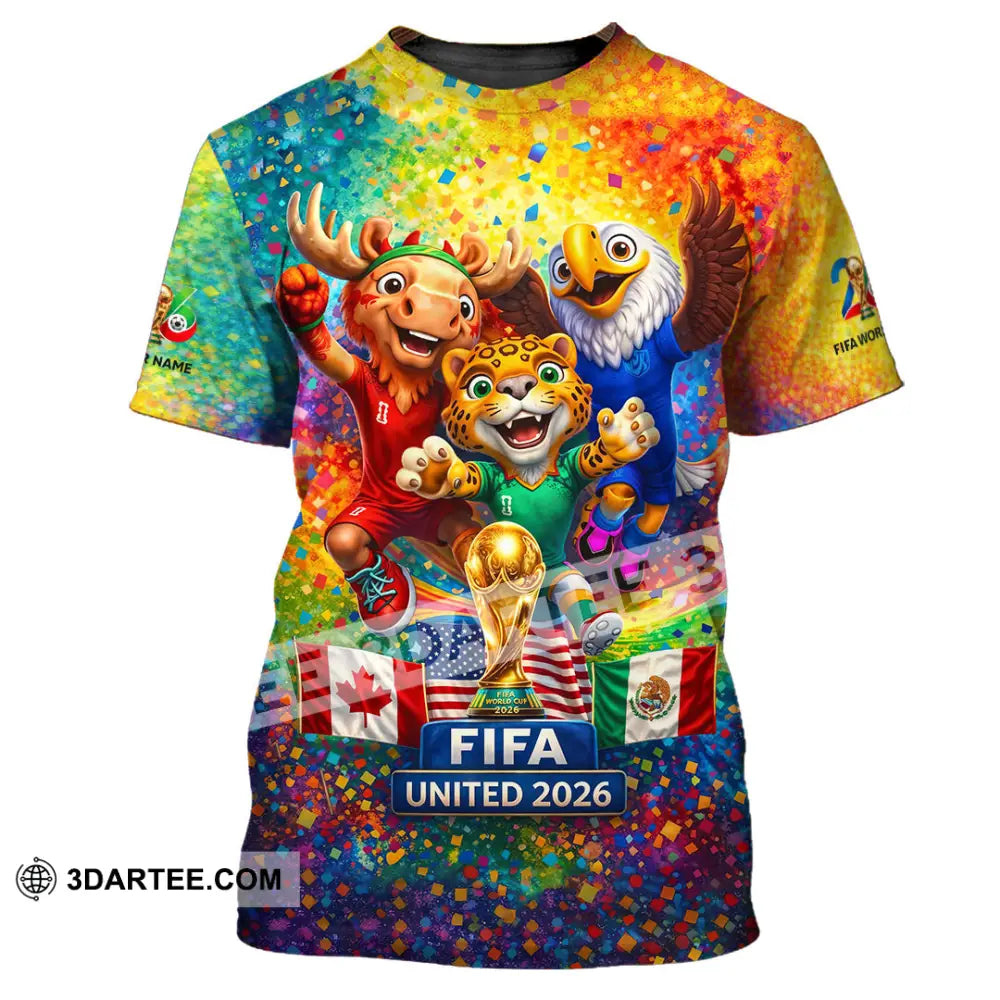 Unisex Shirt - Custom World Cup 2026 3D Shirt - T-Shirt / S - T-shirt