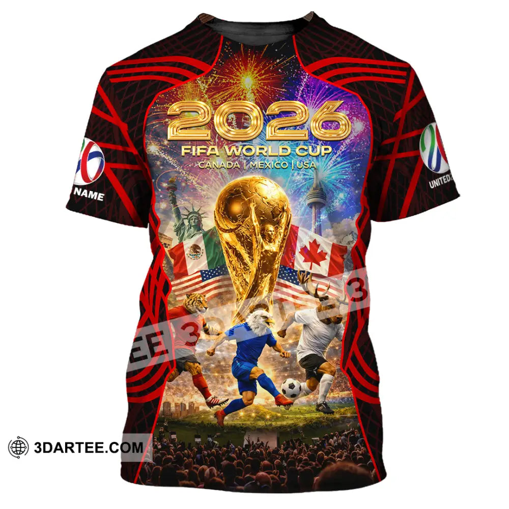 Unisex Shirt - Custom World Cup 2026 3D Shirt T-Shirt / S T-shirt
