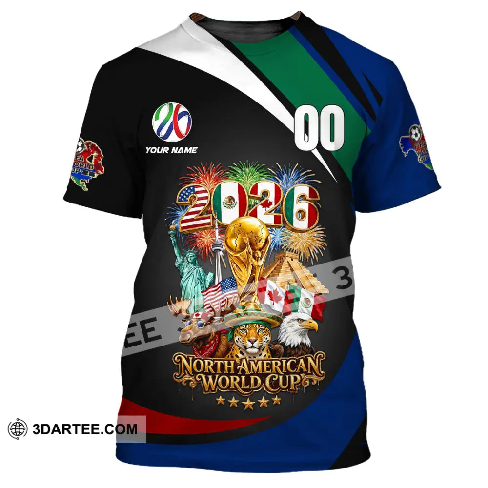 Unisex Shirt - Custom World Cup 2026 3D Shirt - T-Shirt / S - T-shirt