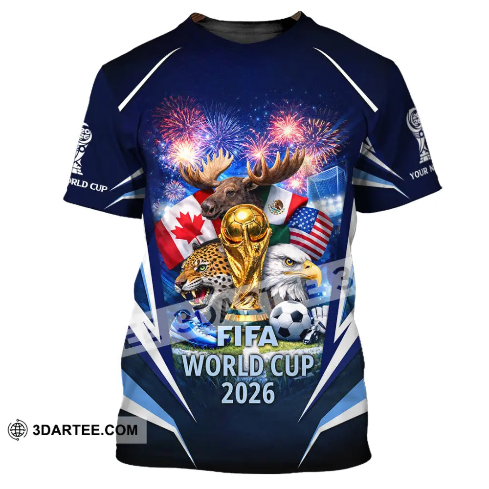Unisex Shirt - Custom World Cup 2026 3D Shirt T-Shirt / S T-shirt