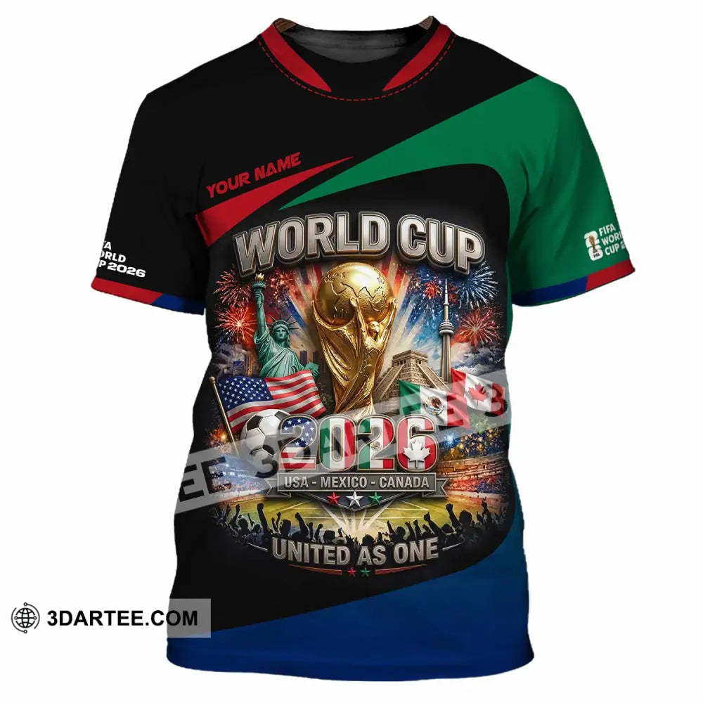 Unisex Shirt - Custom World Cup 2026 3D Shirt - T-Shirt / S - T-shirt
