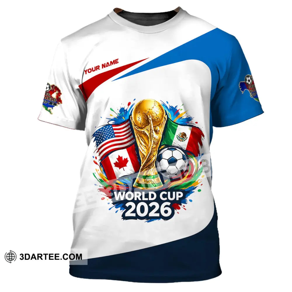 Unisex Shirt - Custom World Cup 2026 3D Shirt - T-Shirt / S - T-shirt