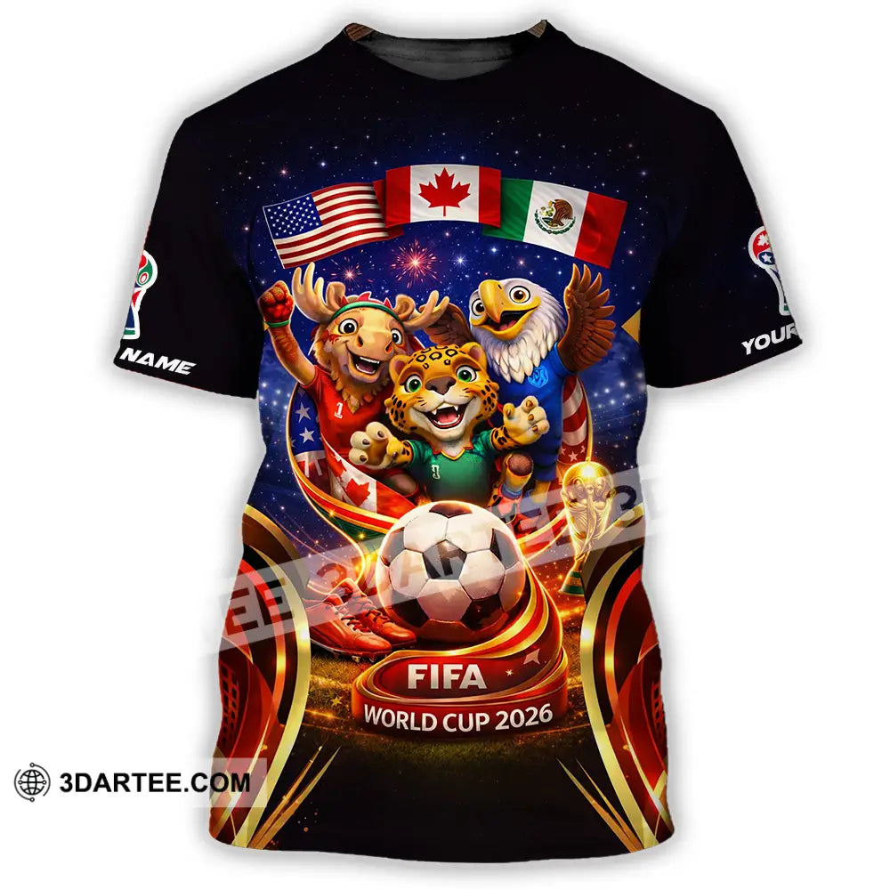 Unisex Shirt - Custom World Cup 2026 3D Shirt T-Shirt / S T-shirt