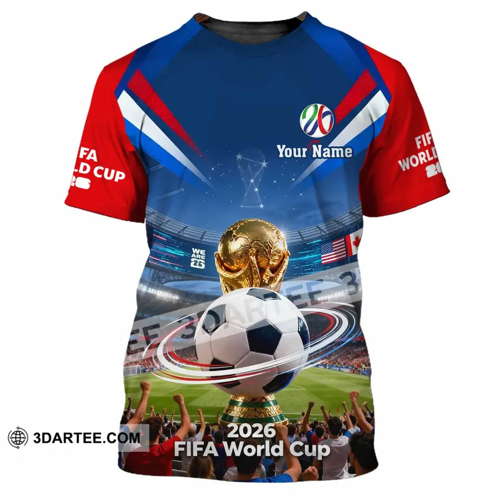 Unisex Shirt - Custom World Cup 2026 3D Shirt T-Shirt / S T-shirt