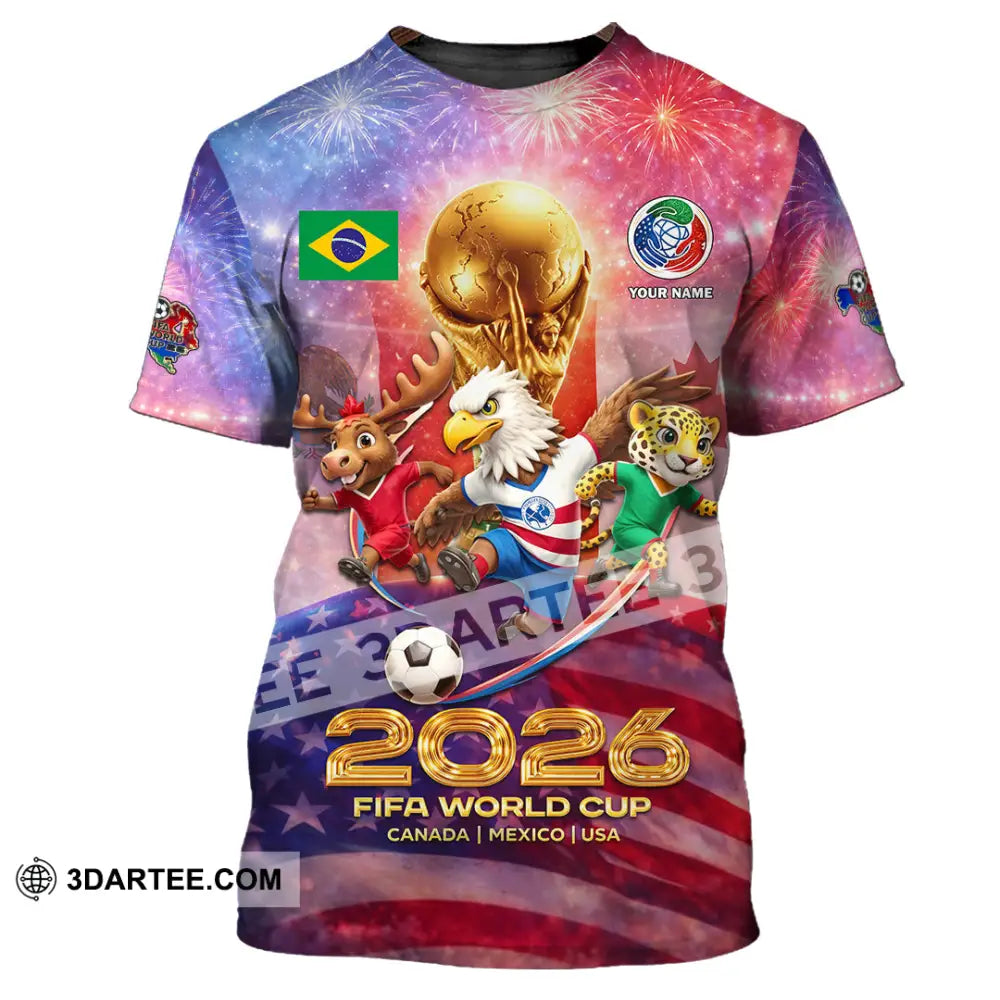Unisex Shirt - Custom World Cup 2026 3D Shirt T-Shirt / S T-shirt