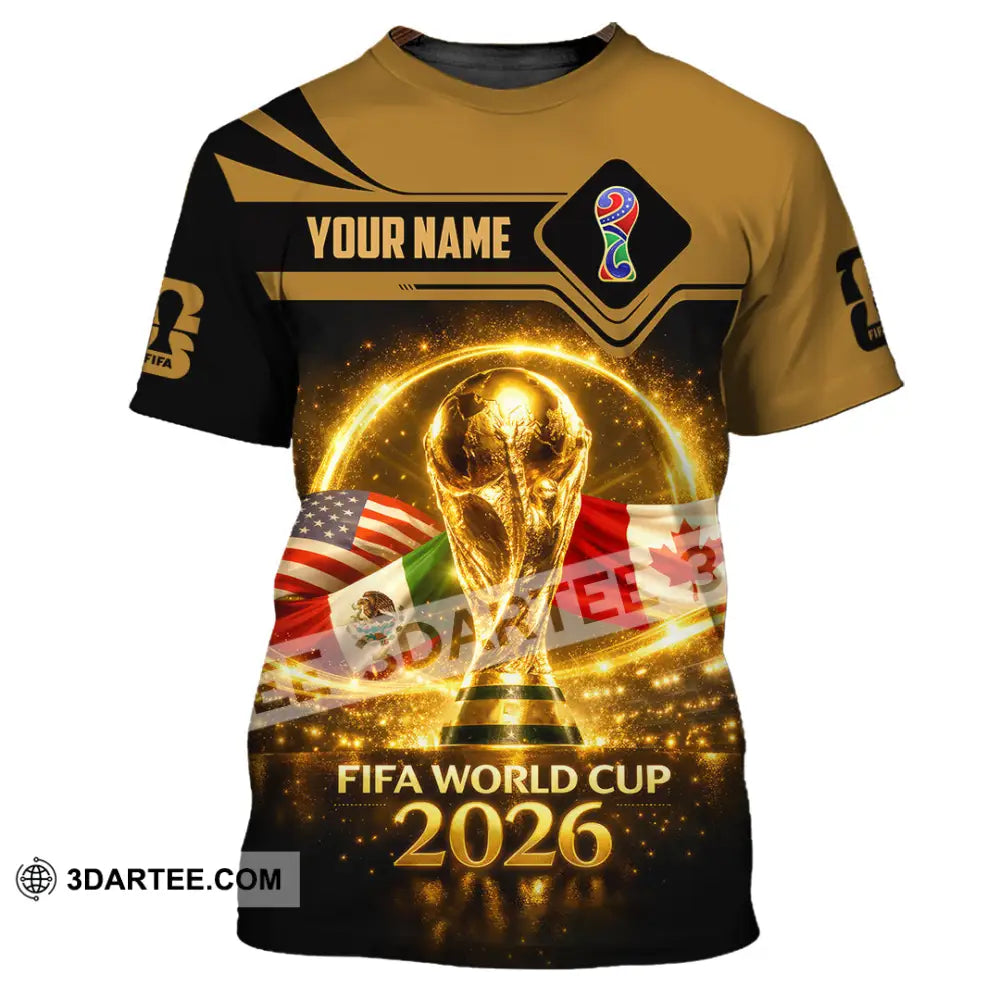 Unisex Shirt - Custom World Cup 2026 3D Shirt - T-Shirt / S - T-shirt