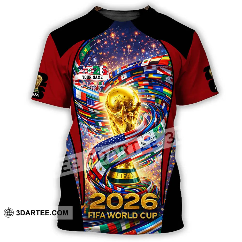 Unisex Shirt - Custom World Cup 2026 3D Shirt T-Shirt / S T-shirt