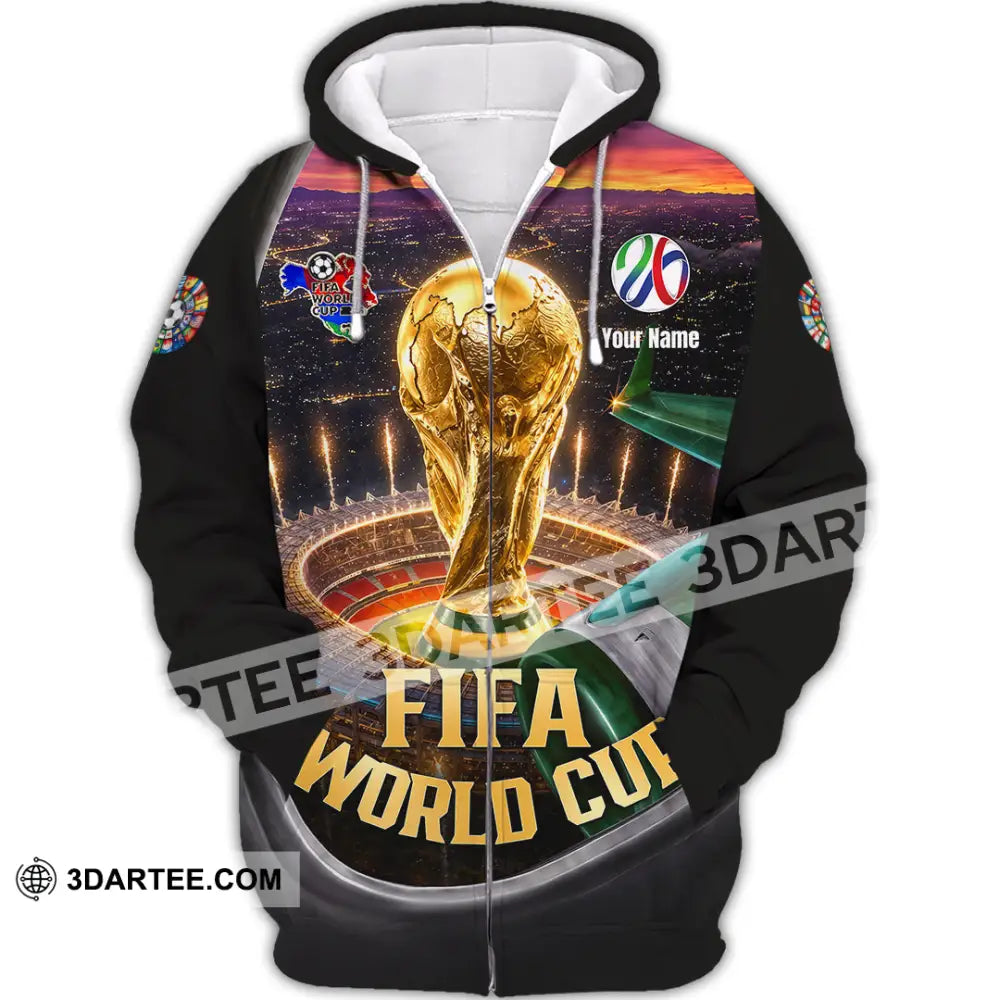 Unisex Shirt - Custom World Cup 2026 3D Shirt - Zipper Hoodie / S - T-shirt