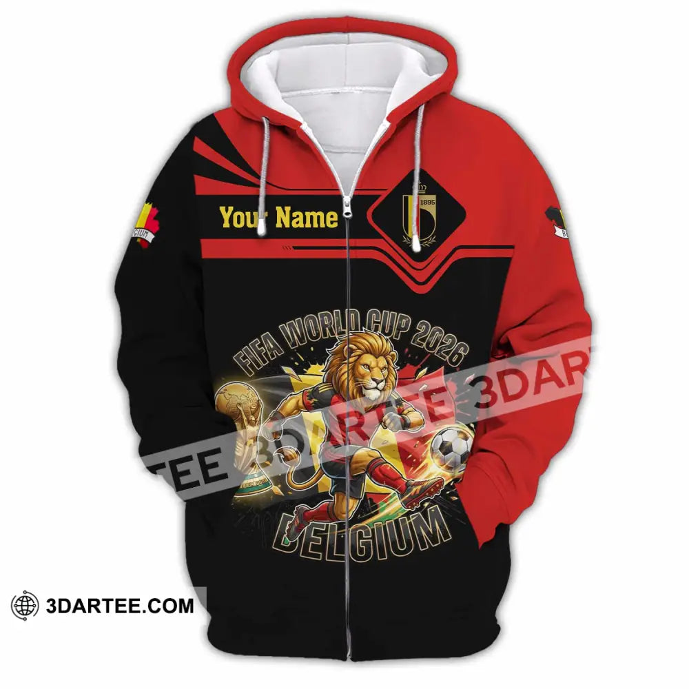 Unisex Shirt - Custom World Cup 2026 3D Shirt Zipper Hoodie / S T-shirt