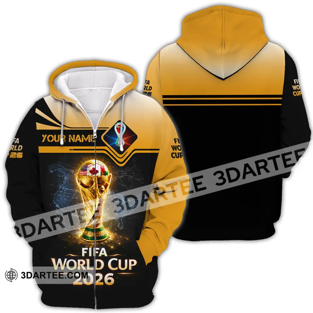 Unisex Shirt - Custom World Cup 2026 3D Shirt - Zipper Hoodie / S - T-shirt