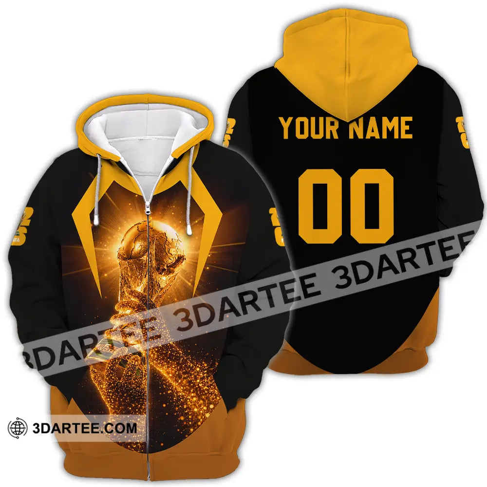 Unisex Shirt - Custom World Cup 2026 3D Shirt Zipper Hoodie / S T-shirt