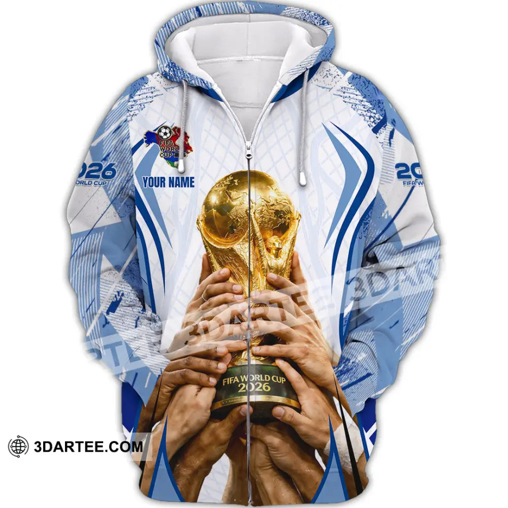 Unisex Shirt - Custom 2026 World Cup 3D Shirt Zipper Hoodie / S T-shirt