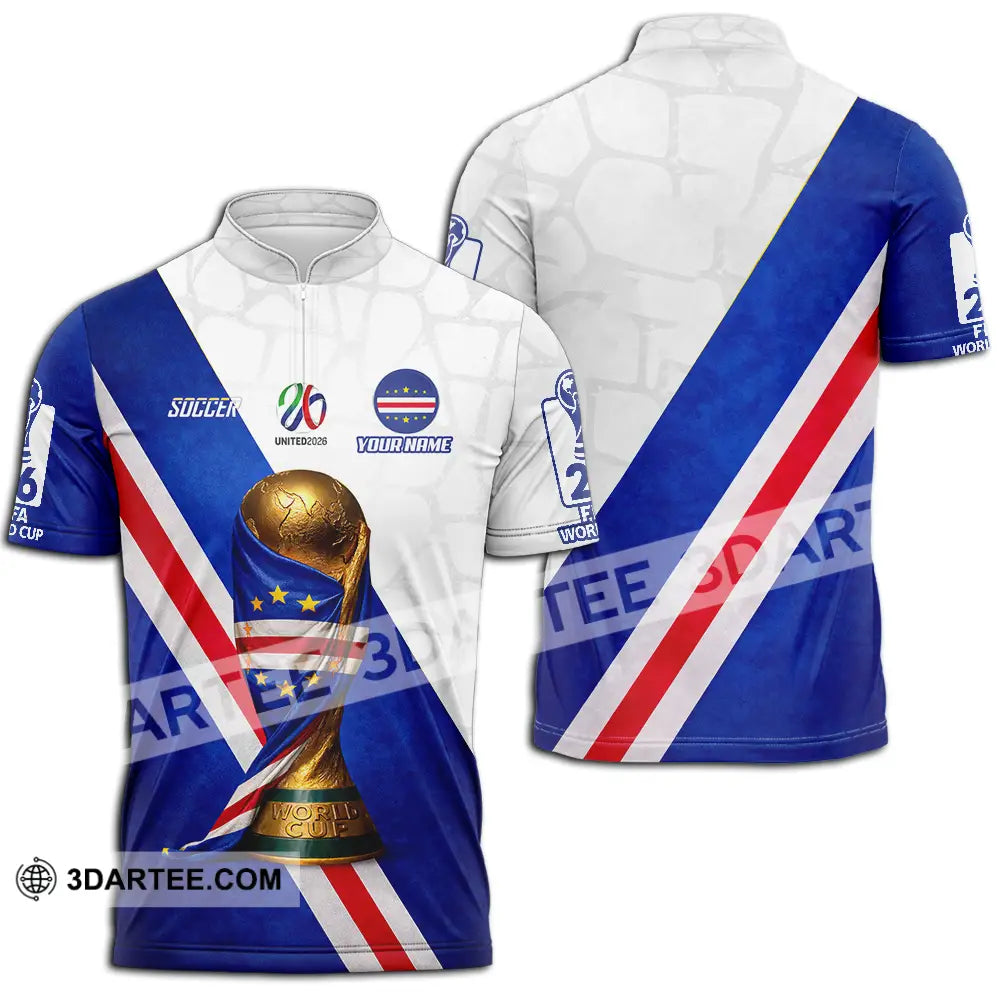 Unisex Shirt - Custom World Cup 2026 3D Shirt - Zipper Polo Shirt / S - T-shirt