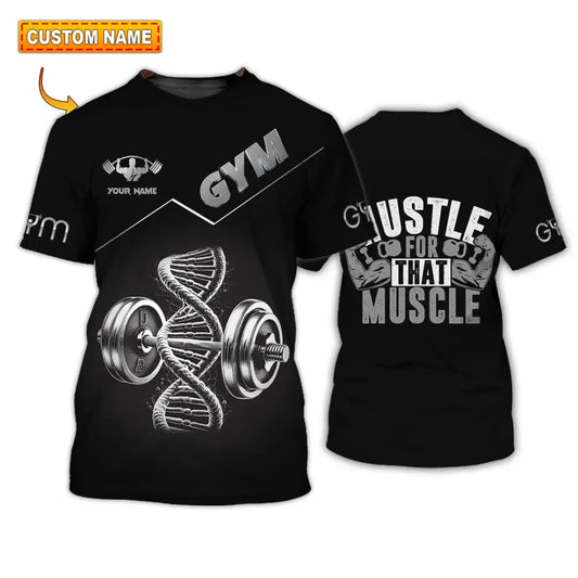 Unisex Shirt - Custom ADN Gym Lover Shirt T-shirt