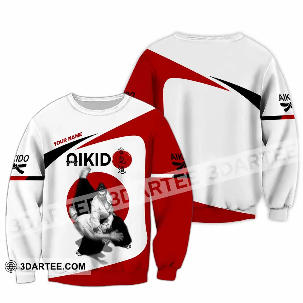 Unisex Shirt - Custom Aikido 3D Shirt Long Sleeve / S T-shirt