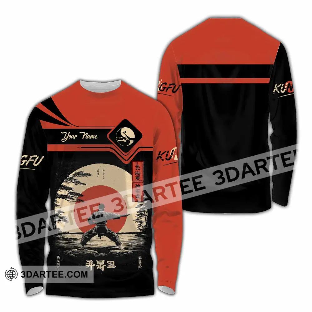 Unisex Shirt - Custom Aikido 3D Shirt Long Sleeve Shirt / S T-shirt