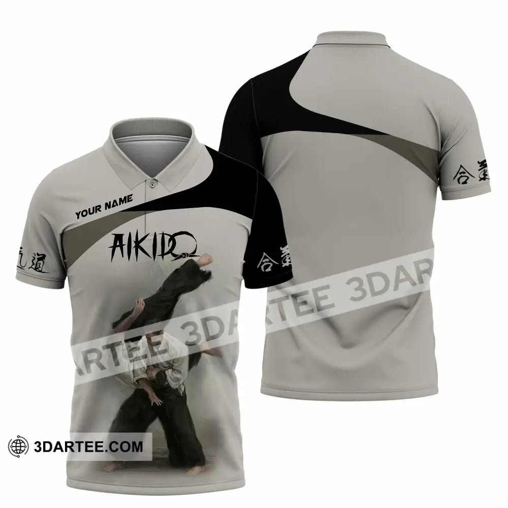 Unisex Shirt - Custom Aikido 3D Shirt Polo Shirt / S T-shirt