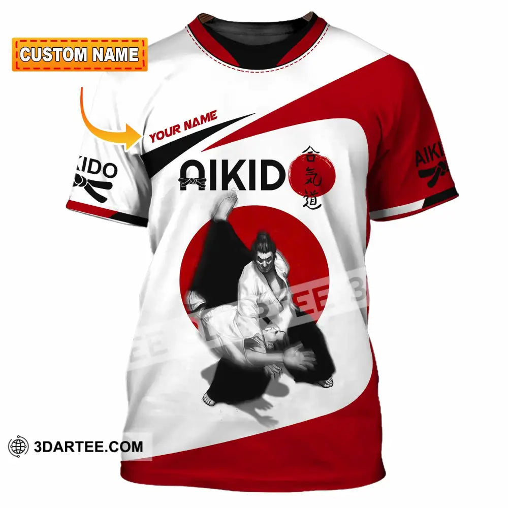 Unisex Shirt - Custom Aikido 3D Shirt T-shirt