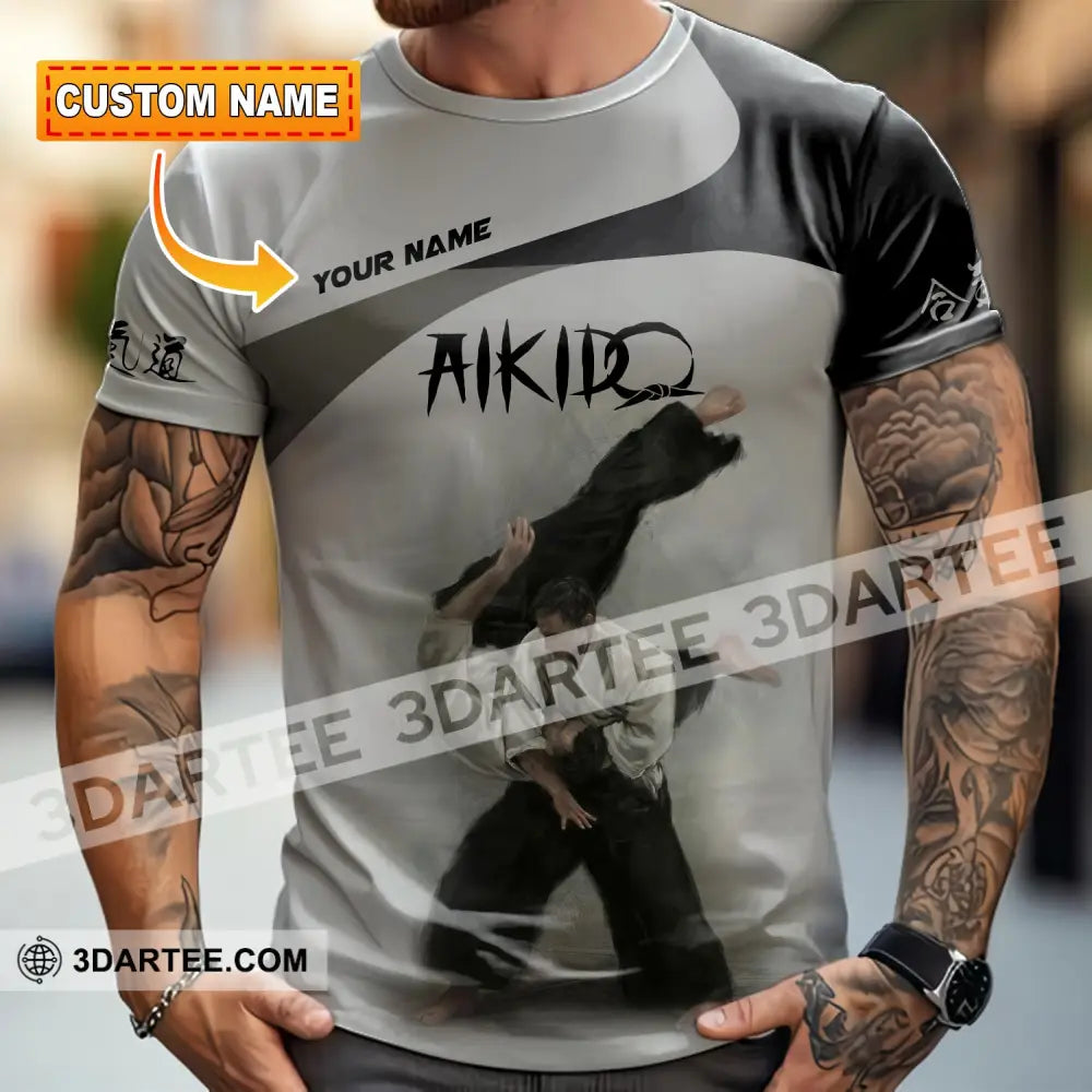 Unisex Shirt - Custom Aikido 3D Shirt T-shirt