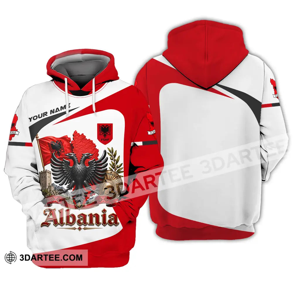 Unisex Shirt - Custom Albania Shirt - Hoodie / S - T-shirt
