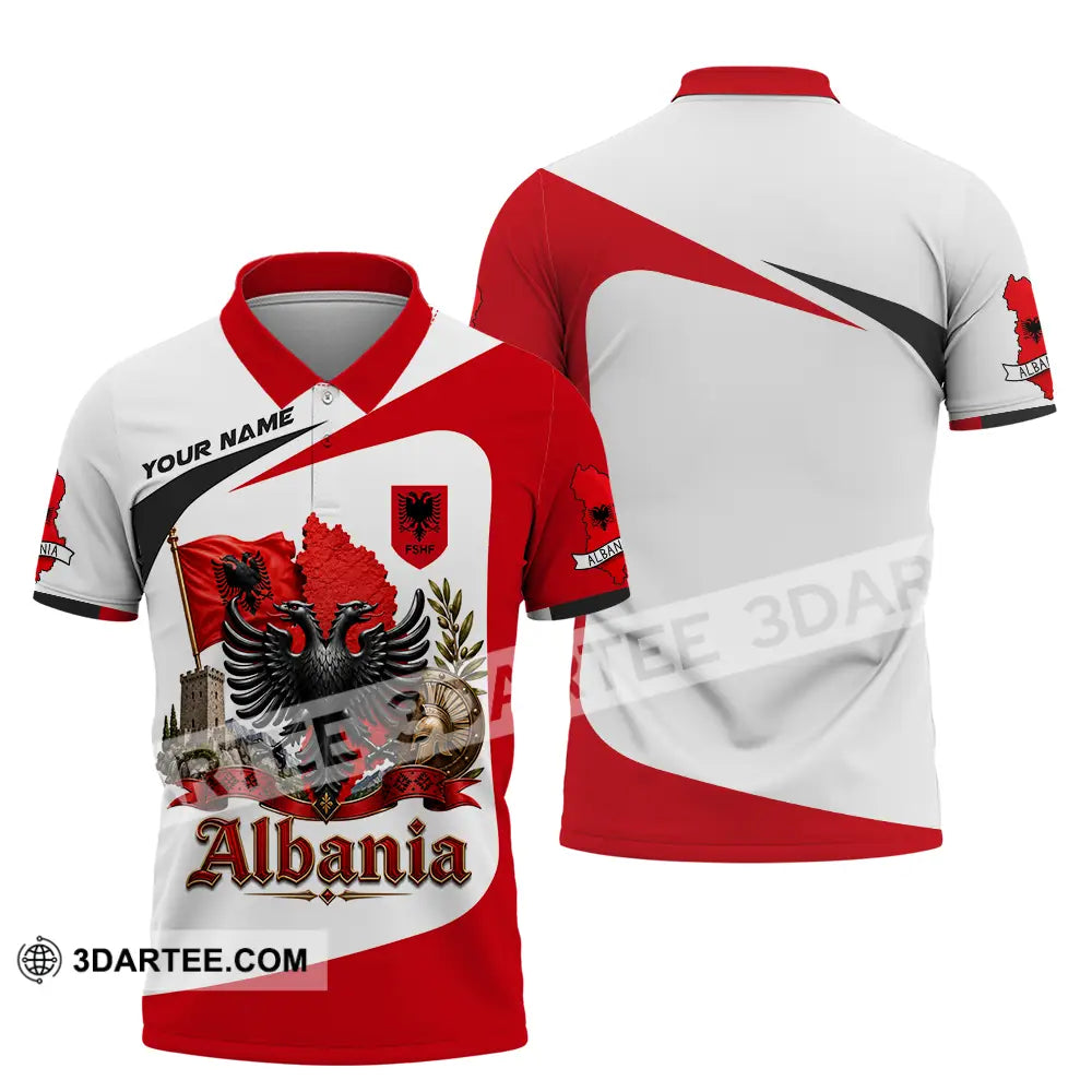 Unisex Shirt - Custom Albania Shirt - Polo Shirt / S - T-shirt