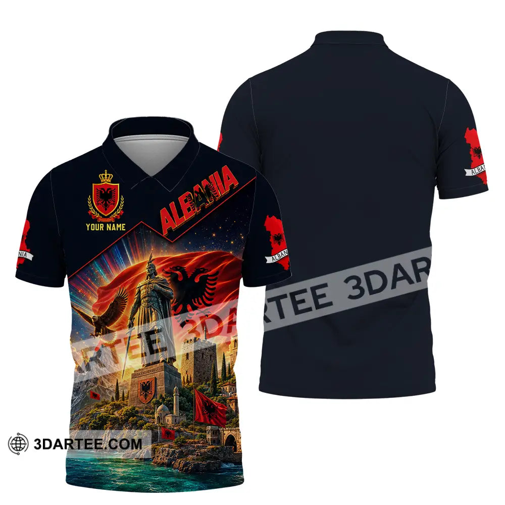 Unisex Shirt - Custom Albania Shirt - Polo Shirt / S - T-shirt