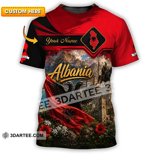 Unisex Shirt - Custom Albania Shirt - T-shirt