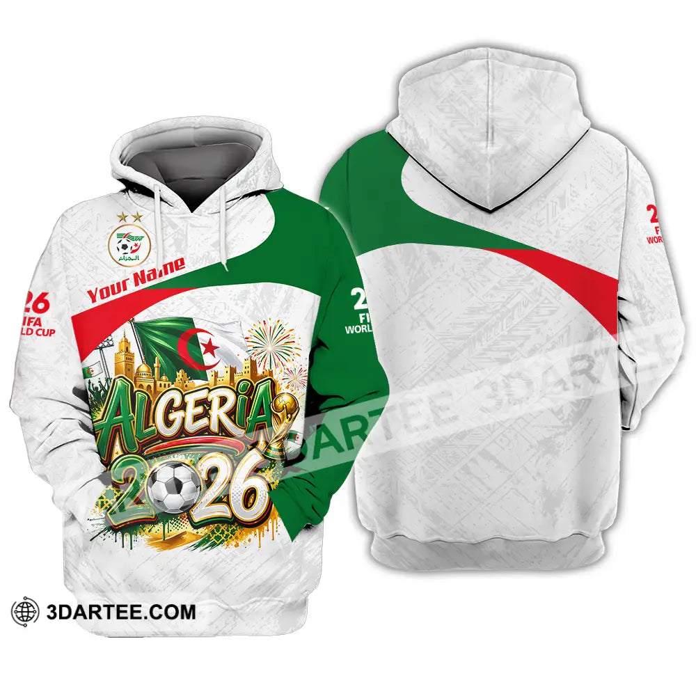 Unisex Shirt - Custom Algeria World Cup 2026 3D Shirt - Hoodie / S - T-shirt
