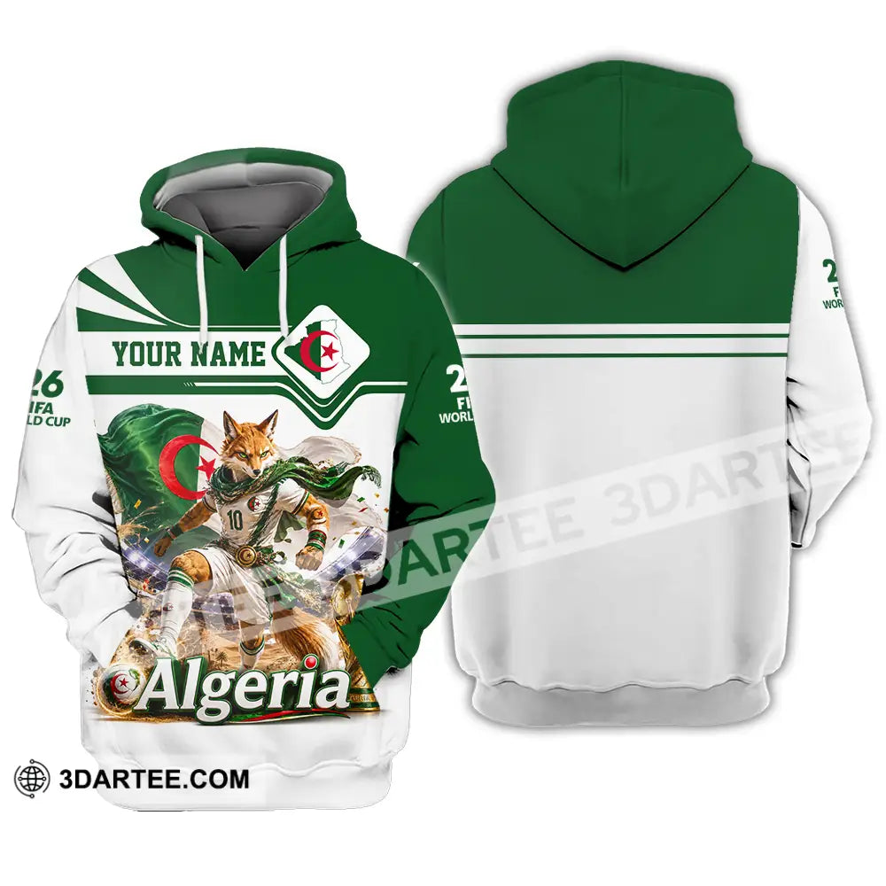 Unisex Shirt - Custom Algeria World Cup 2026 Shirt - Hoodie / S - T-shirt