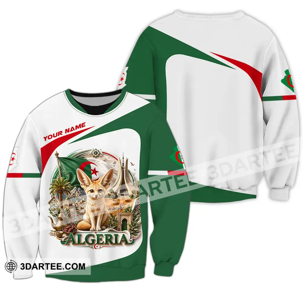 Unisex Shirt - Custom Algeria Shirt - Long Sleeve / S - T-shirt