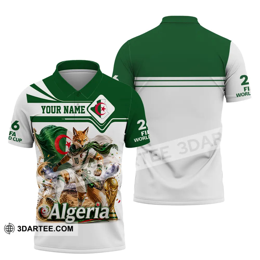 Unisex Shirt - Custom Algeria World Cup 2026 Shirt - Polo Shirt / S - T-shirt