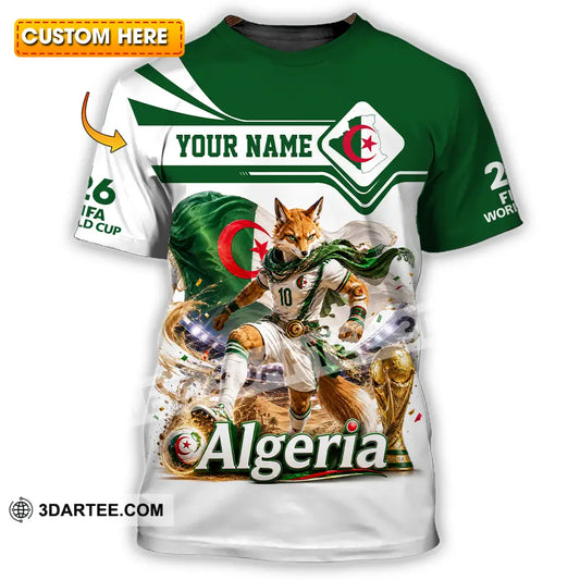 Unisex Shirt - Custom Algeria World Cup 2026 Shirt - T-shirt