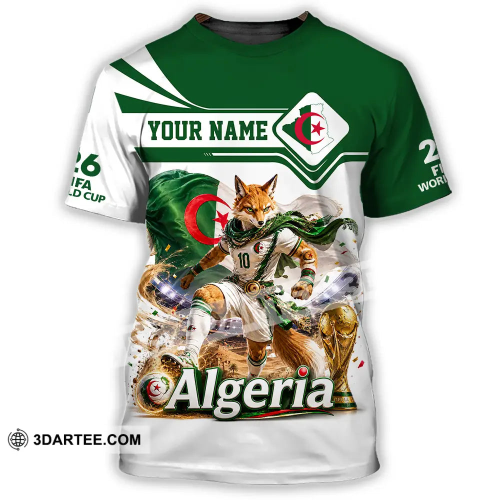 Unisex Shirt - Custom Algeria World Cup 2026 Shirt - T-Shirt / S - T-shirt