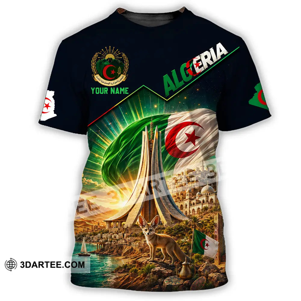 Unisex Shirt - Custom Algeria Shirt - T-Shirt / S - T-shirt