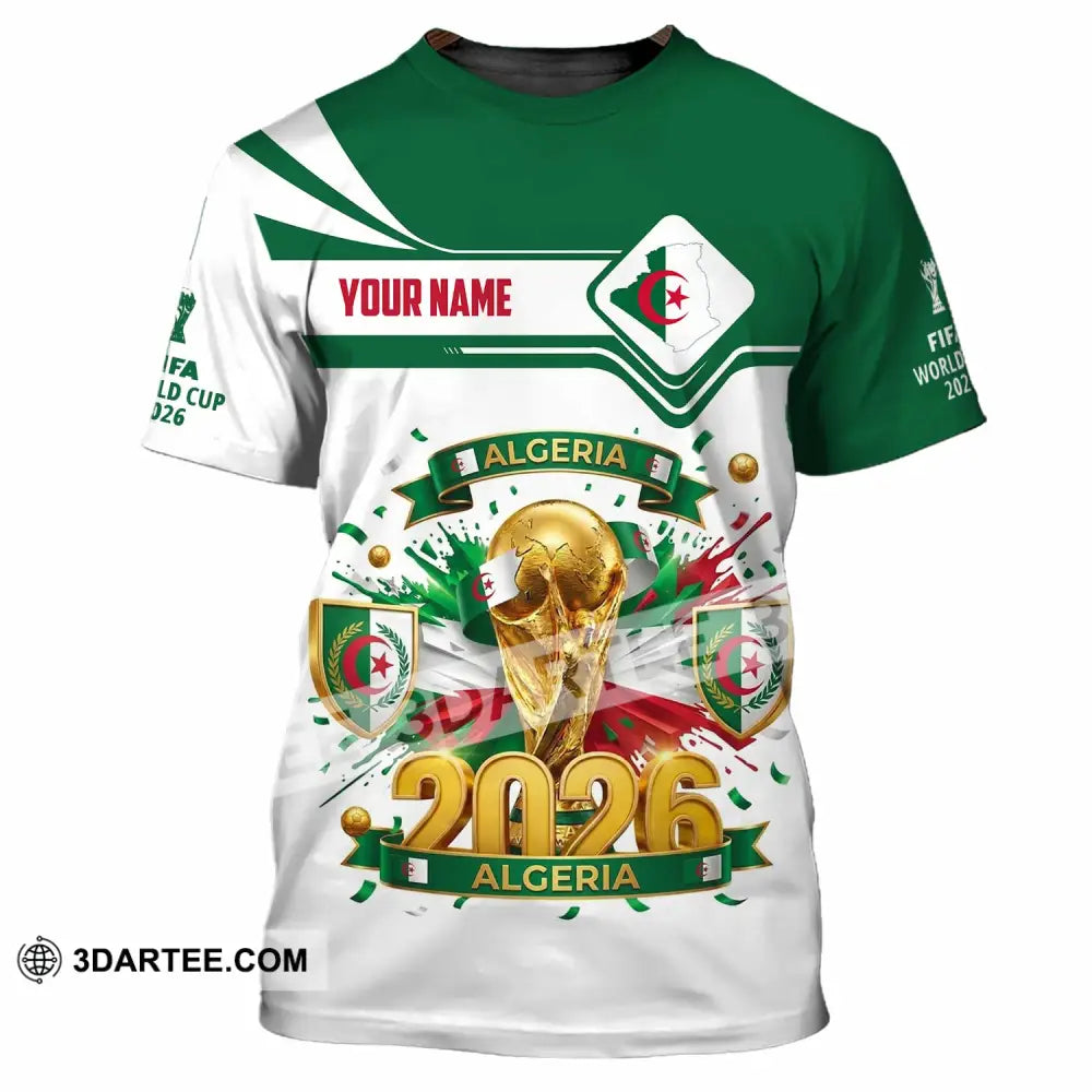 Unisex Shirt - Custom Algeria World Cup 2026 Shirt - T-Shirt / S - T-shirt