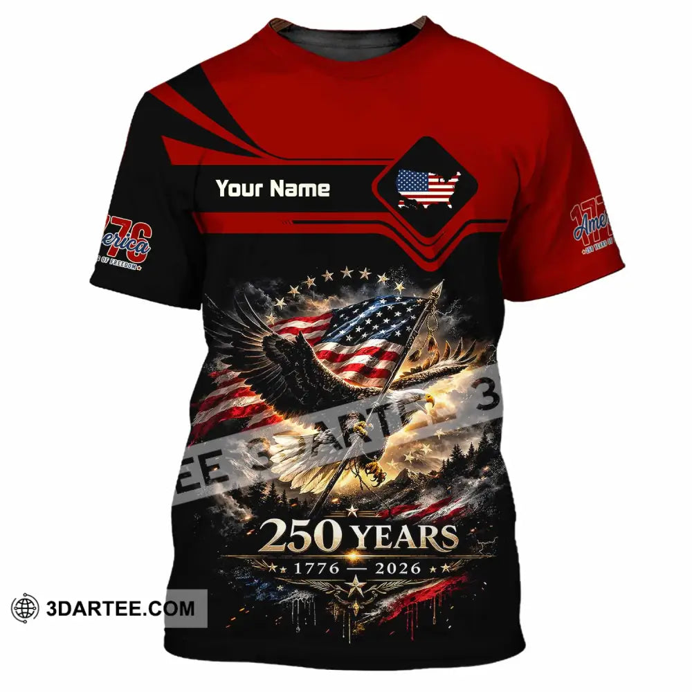 Unisex Shirt - Custom America 250 Years Shirt - T-Shirt / S - T-shirt