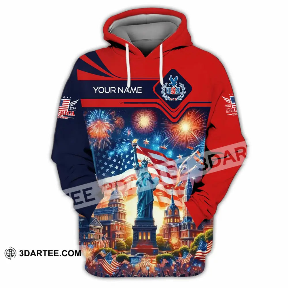 Unisex Shirt - Custom America Shirt Hoodie / S T-shirt