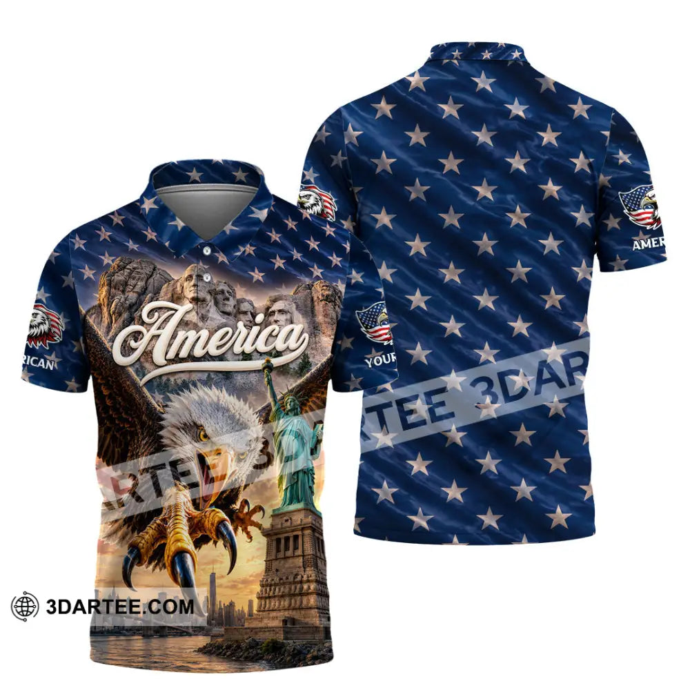 Unisex Shirt - Custom America Shirt - Polo Shirt / S - T-shirt