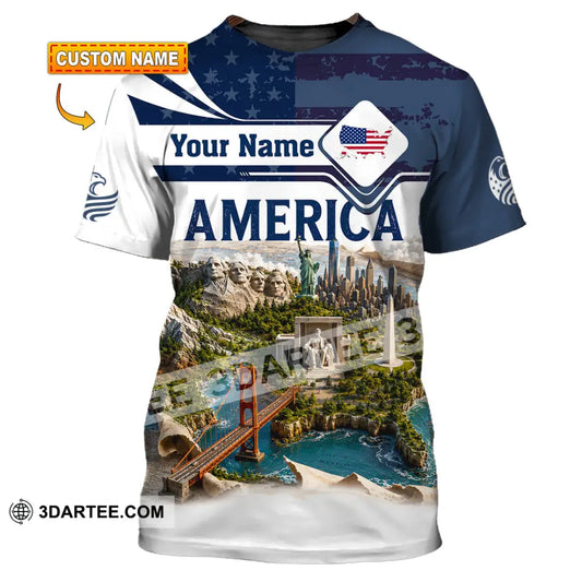 Unisex Shirt - Custom America Shirt - T-shirt