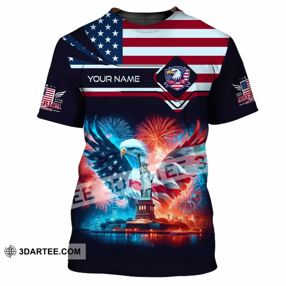 Unisex Shirt - Custom America Shirt T-Shirt / S T-shirt
