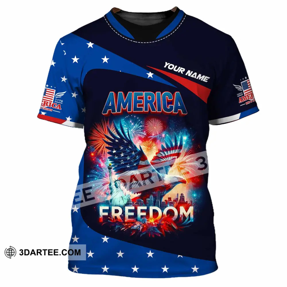 Unisex Shirt - Custom America Shirt T-Shirt / S T-shirt