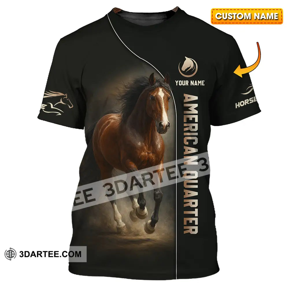 Unisex Shirt - Custom American Quarter Horse Shirt T-shirt