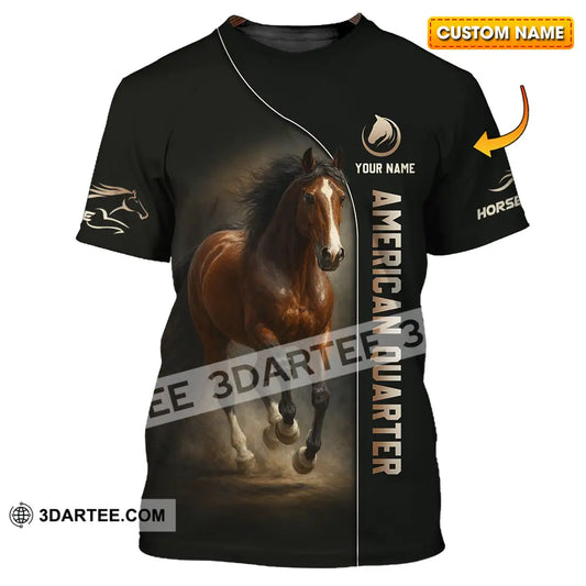 Unisex Shirt - Custom American Quarter Horse Shirt T-shirt
